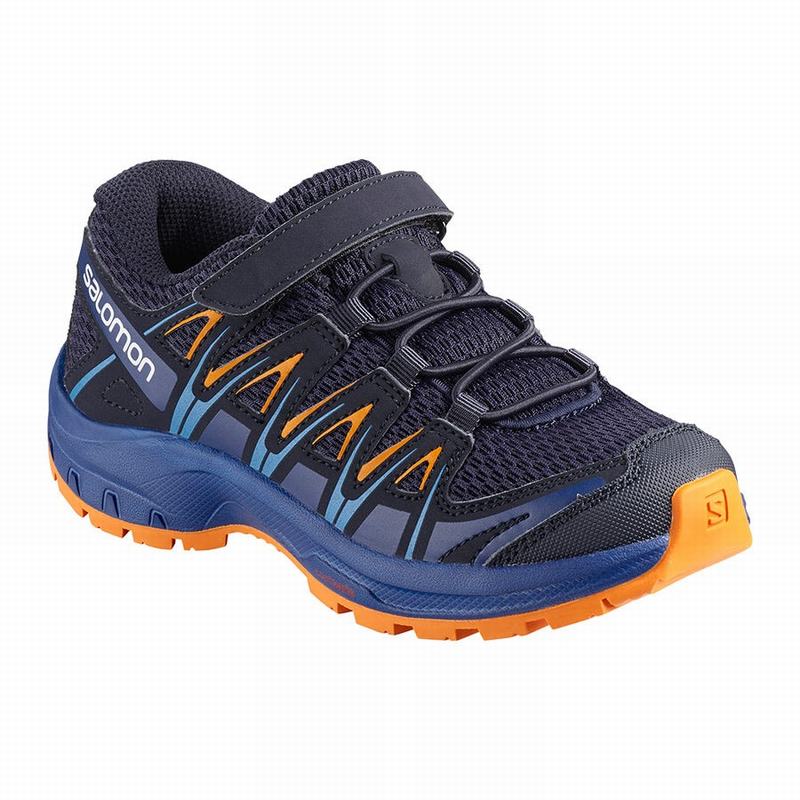 Chaussures De Randonnée Salomon Enfant Bleu - Salomon XA PRO 3D K - France (3270-VZWKL)